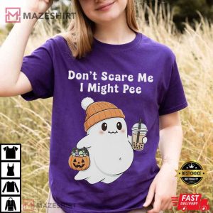 Halloween Funny Ghost Pregnancy Spooky T Shirt (3)