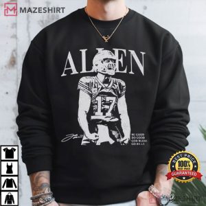 Josh Allen God Bless Go Bill Vintage Game Day T Shirt (3)