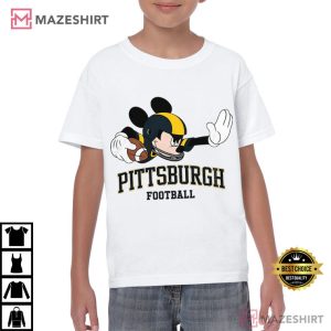 Pittsburgh Steelers Mickey Vintage Football T Shirt (4)