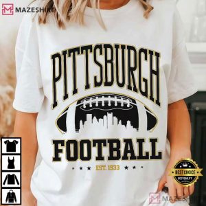 Pittsburgh Steelers Football Vintage Est 1933 T Shirt (3)