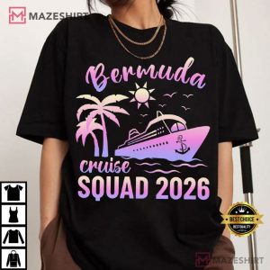 Bermuda Cruise Squad 2026 Matching Family Vacation T-Shirt