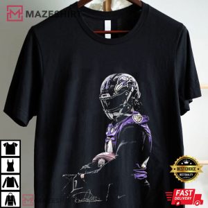 Derrick Henry Baltimore Ravens NFL Vintage 90s Graphic T Shirt (3)
