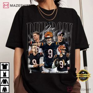 Joe Burrow Cincinnati Bengals NFL Vintage Bootleg T Shirt (2)