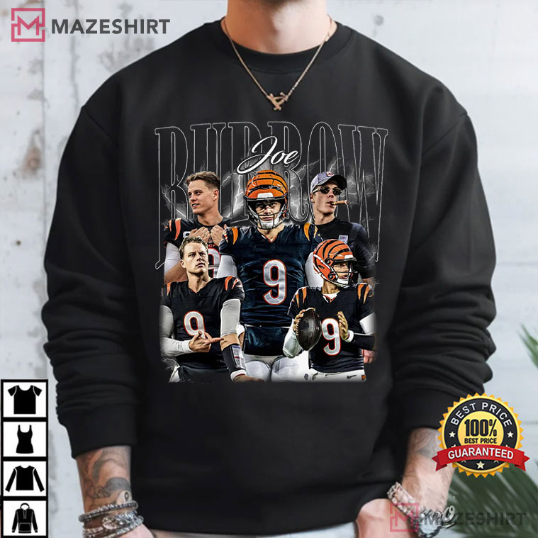 Joe Burrow Cincinnati Bengals NFL Vintage Bootleg T-Shirt Joe Burrow Cincinnati Bengals NFL Vintage Bootleg T-Shirt