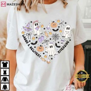 Riverside Halloween Pumpkin Ghost Baby Heart T-Shirt
