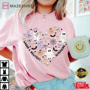 Riverside Halloween Pumpkin Ghost Baby Heart T Shirt (3)