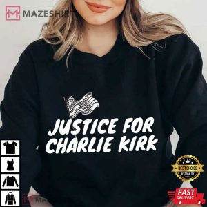 Justice For Charlie Kirk Memorial MAGA Political T Shirt (4)