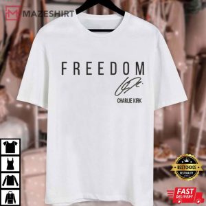 Freedom Charlie Kirk Justice T Shirt (1)