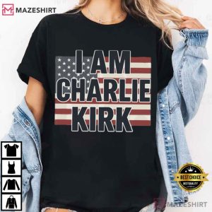 I Am Charlie Kirk Turning Point USA Political T Shirt (3)