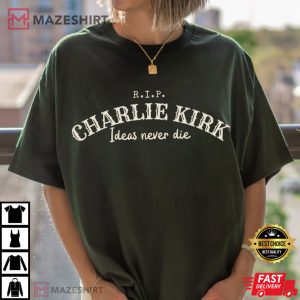 RIP Charlie Kirk Memorial Freedom America T Shirt (2)
