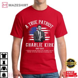 Charlie Kirk Patriot Republican Political Conservative Activist T Shirt (3)