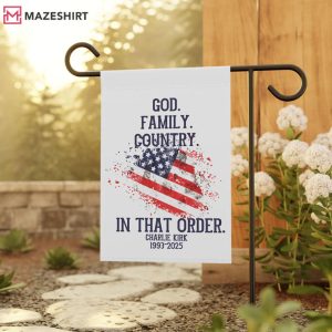 Charlie Kirk Merch USA Republican Garden Flag Charlie Kirk Merch USA Republican Garden Flag