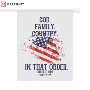 Charlie Kirk Merch USA Republican Garden Flag (2)