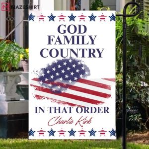 God Family Country Charlie Kirk Republican USA Flag God Family Country Charlie Kirk Republican USA Flag
