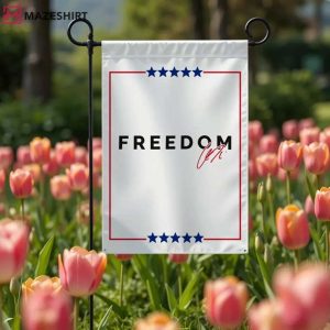 Charlie Kirk Freedom Patriotic Turning Point USA Garden Flag Charlie Kirk Freedom Patriotic Turning Point USA Garden Flag