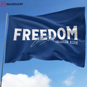 Charlie Kirk Freedom Quote Garden Flag Charlie Kirk Freedom Quote Garden Flag