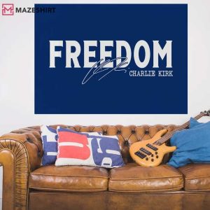 Charlie Kirk Freedom Quote Garden Flag (1)