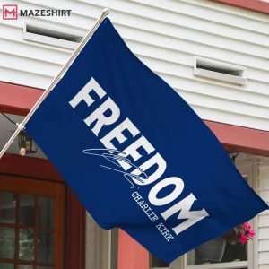 Charlie Kirk Freedom Quote Garden Flag (2)