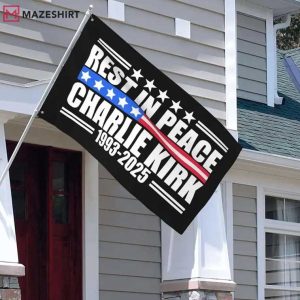 Rest In Peace Charlie Kirk Activist And Human Rights Support House Flag