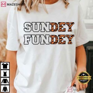Cincinnati Bengal Tiger College Sunday Funday Football T Shirt (1)