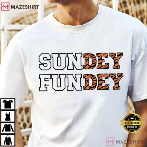 Cincinnati Bengal Tiger College Sunday Funday Football T-Shirt
