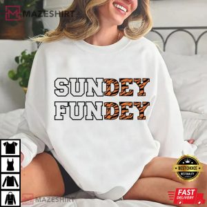 Cincinnati Bengal Tiger College Sunday Funday Football T Shirt (3)