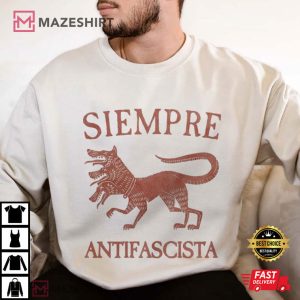 Siempre Antifascista Vintage Political Protest T Shirt (7)