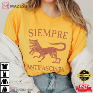 Siempre Antifascista Vintage Political Protest T Shirt (5)