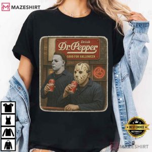 Dr Pepper Drink Halloween Scary Movie T Shirt (3)
