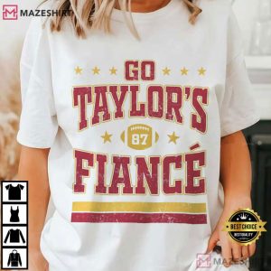 Go Taylors Fiance Pop Star Engagement Game Day T Shirt (2)