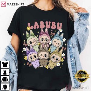 Labubu Kawaii Funny Pop Mart Fan Gift T Shirt (1)