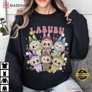 Labubu Kawaii Funny Pop Mart Fan Gift T Shirt (3)