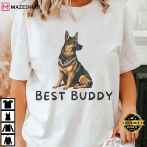Pet Lover Best Buddy Cute Dog T Shirt (3)