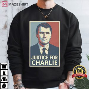 Justice For Charlie Kirk Memorial T Shirt (1)