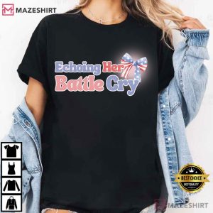 Erika Kirk Charlie Kirk Echoing Her Battle Cry Political T Shirt (2)