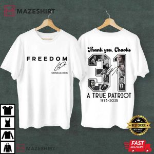 Freedom Thank You Charlie A True Patriot Tribute T Shirt (1)