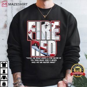 Air Jordan 5 Fire Red Sneaker Graphic T Shirt (4)