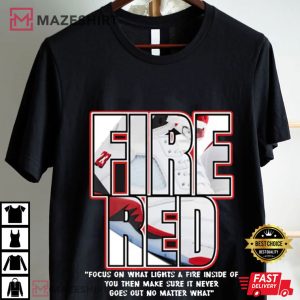 Air Jordan 5 Fire Red Sneaker Graphic T Shirt (1)