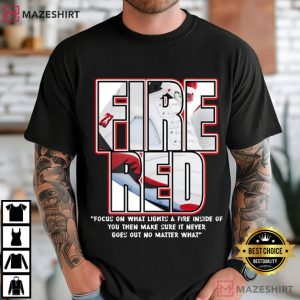 Air Jordan 5 Fire Red Sneaker Graphic T-Shirt