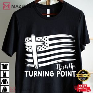 Charlie Kirk This Is The Turning Point Freedom Patriotic T Shirt (4)