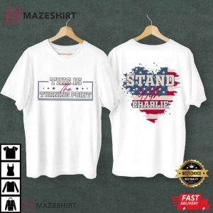 Justice For Charlie Kirk Freedom This Is The Turning Point T Shirt (1)