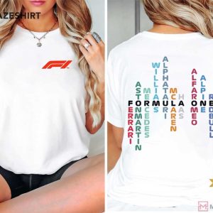 Formula 1 Racing Cars Team F1 Fan Gift T Shirt (1)