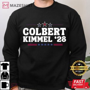 Colbert Kimmel 2028 Protect Late Night TV Defend Free Speech T Shirt (4)