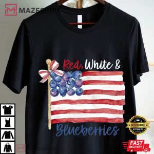 Charlie Kirk Red White And Blueberries USA T Shirt (1)
