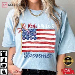 Charlie Kirk Red White And Blueberries USA T Shirt (3)