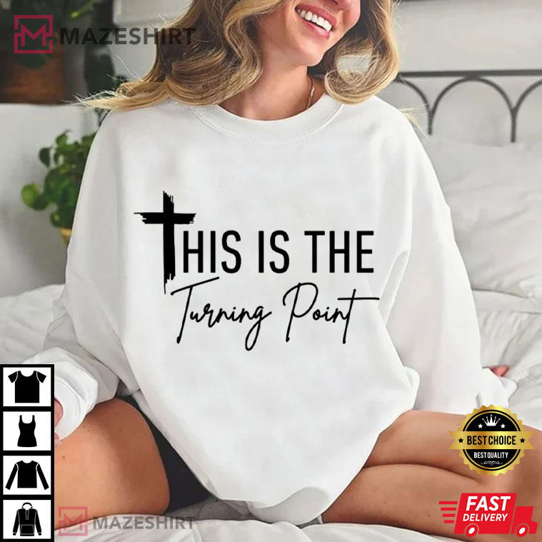 Charlie Kirk This Is The Turning Point Freedom Faith Patriotic T-Shirt Charlie Kirk This Is The Turning Point Freedom Faith Patriotic T-Shirt