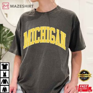 Michigan Wolverines Game Day Football Varsity T-Shirt
