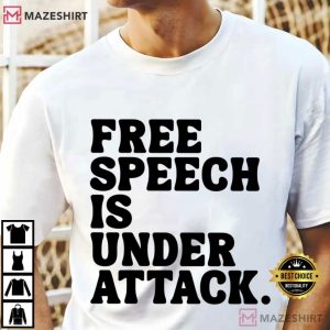 Colbert Kimmel Free Speech Is Under Attack 1st Amendment T-Shirt