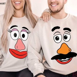 Toy Story Mr Potato And Mrs Potato Head Matching Couple Shirts (4)