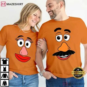 Toy Story Mr Potato And Mrs Potato Head Matching Couple Shirts